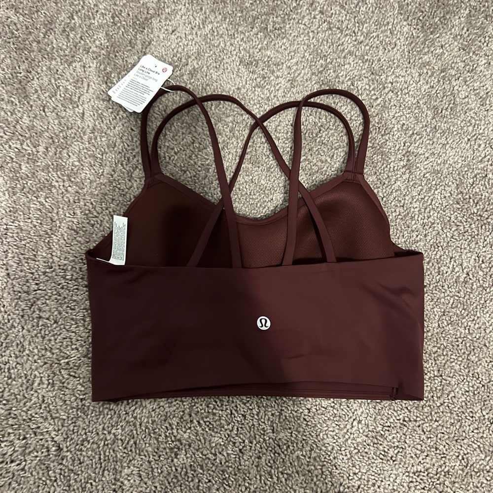 New with Tags Lululemon Like a Cloud Bra Longline *Light Support, B/C Cup - Picture 4 of 5